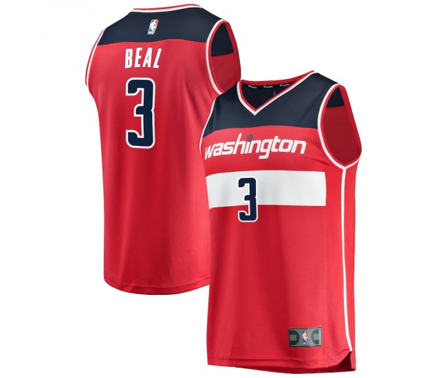 Washington Wizards Bradley Beal Men's Fanatics Branded Red Fast Break Replica Jersey - Icon Edition