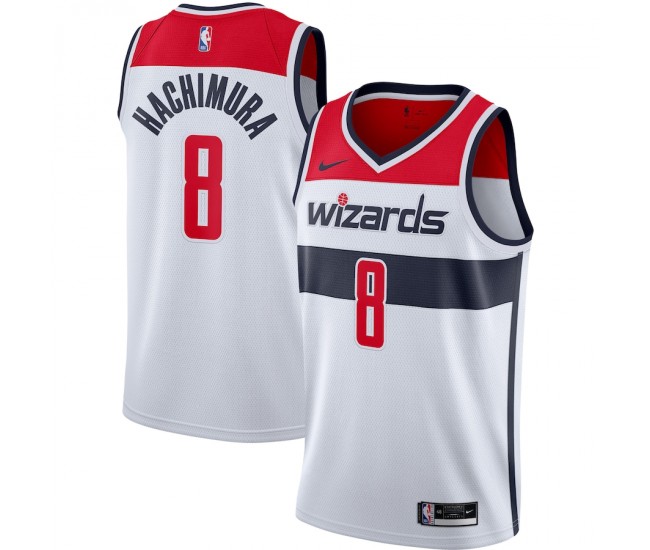 Washington Wizards Rui Hachimura Men's Nike White 2020/21 Swingman Jersey - Association Edition