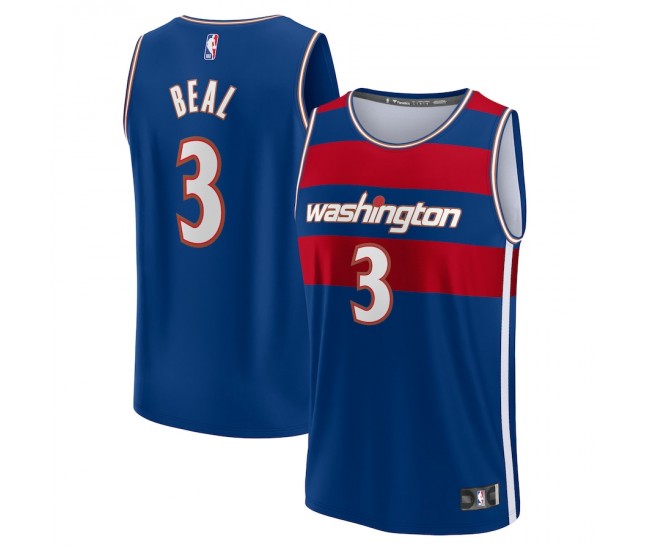 Washington Wizards Bradley Beal Men's Fanatics Branded Royal 2021/22 Fast Break Replica Jersey - City Edition