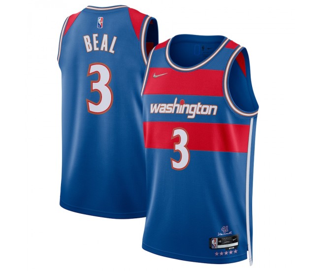 Washington Wizards Bradley Beal Men's Nike Royal 2021/22 Swingman Jersey - City Edition