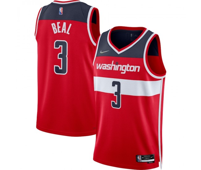 Washington Wizards Bradley Beal Men's Nike Red 2021/22 Diamond Swingman Jersey - Icon Edition