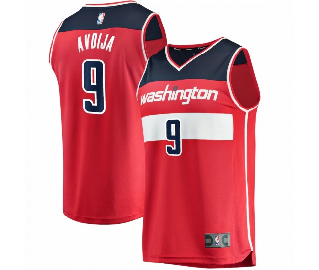 Washington Wizards Deni Avdija Men's Fanatics Branded Red 2021/22 Fast Break Replica Jersey - Icon Edition