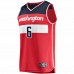 Washington Wizards Kristaps Porzingis Men's Fanatics Branded Red 2021/22 Fast Break Replica Jersey - Icon Edition