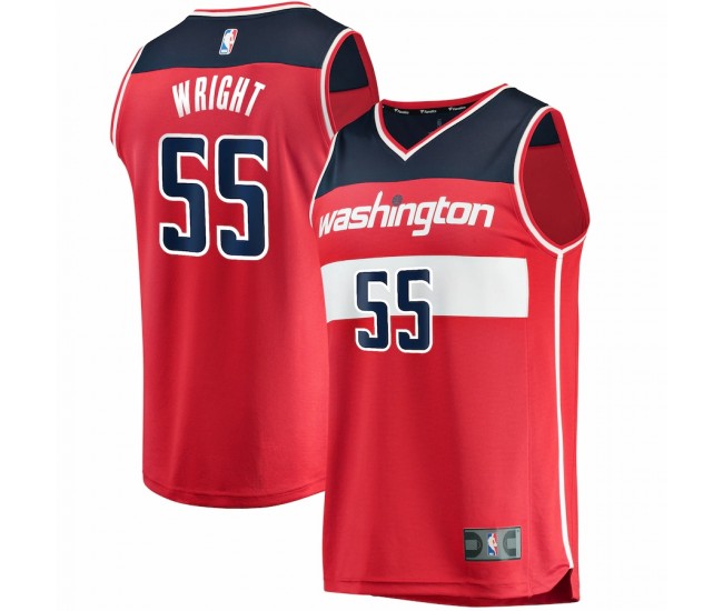 Washington Wizards Delon Wright Men's Fanatics Branded Red Fast Break Replica Jersey - Icon Edition