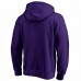 Baltimore Ravens Men's NFL Pro Line by Fanatics Branded Purple Iconic Collection Fade Out Pullover Hoodie