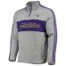 Baltimore Ravens Men's Tommy Hilfiger Heathered Gray Mario Quarter-Zip Jacket