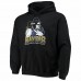 Baltimore Ravens Men's Junk Food Black Disney Mickey Quarterback Pullover Hoodie