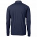 Baltimore Ravens Men's Cutter & Buck Navy Team Adapt Eco Knit Hybrid Recycled Quarter-Zip Pullover Top