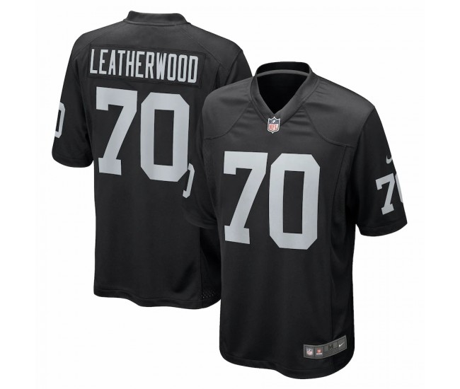 Las Vegas Raiders Alex Leatherwood Men's Nike Black Game Jersey