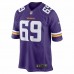 Minnesota Vikings Rashod Hill Men's Nike Purple Game Jersey