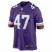 Minnesota Vikings Tuf Borland Men's Nike Purple Game Jersey