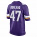 Minnesota Vikings Tuf Borland Men's Nike Purple Game Jersey