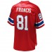 New England Patriots Russ Francis Men's NFL Pro Line Red Retired Player Jersey