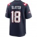 New England Patriots Matthew Slater Men's Nike Navy Game Player Jersey