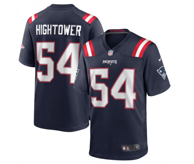 New England Patriots Dont'a Hightower Men's Nike Navy Game Player Jersey