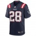 New England Patriots James White Men's Nike Navy Game Player Jersey