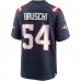 New England Patriots Tedy Bruschi Men's Nike Navy Game Retired Player Jersey