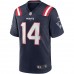 New England Patriots Steve Grogan Men's Nike Navy Game Retired Player Jersey