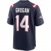 New England Patriots Steve Grogan Men's Nike Navy Game Retired Player Jersey