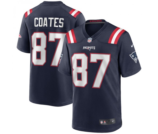 New England Patriots Ben Coates Men's Nike Navy Game Retired Player Jersey