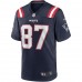 New England Patriots Ben Coates Men's Nike Navy Game Retired Player Jersey