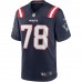 New England Patriots Bruce Armstrong Men's Nike Navy Game Retired Player Jersey