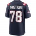 New England Patriots Bruce Armstrong Men's Nike Navy Game Retired Player Jersey