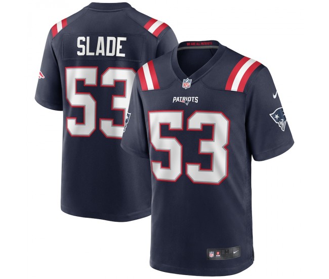 New England Patriots Chris Slade Men's Nike Navy Game Retired Player Jersey