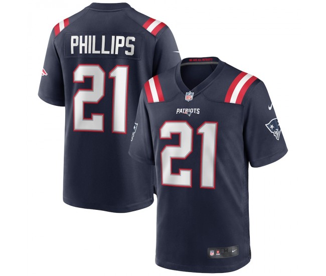 New England Patriots Adrian Phillips Men's Nike Navy Game Jersey