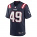 New England Patriots Joe Cardona Men's Nike Navy Game Jersey