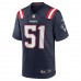 New England Patriots Ronnie Perkins Men's Nike Navy Game Jersey