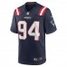 New England Patriots Henry Anderson Men's Nike Navy Game Jersey