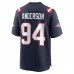 New England Patriots Henry Anderson Men's Nike Navy Game Jersey