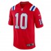 New England Patriots Mac Jones Men's Nike Red Game Jersey