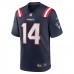 New England Patriots Ty Montgomery Men's Nike Navy Player Game Jersey