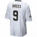 New Orleans Saints Drew Brees Men's Nike White Game Jersey