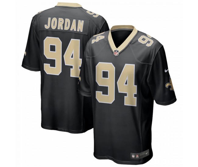 New Orleans Saints Cameron Jordan Men's Nike Black Game Jersey