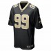 New Orleans Saints Shy Tuttle Men's Nike Black Game Jersey