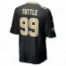 New Orleans Saints Shy Tuttle Men's Nike Black Game Jersey