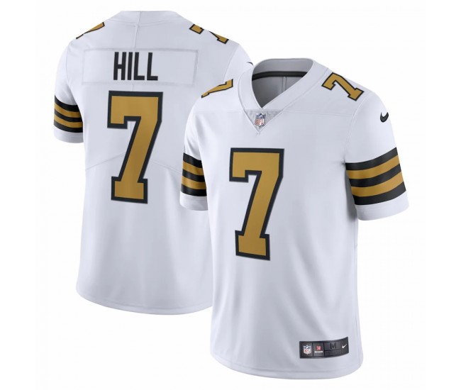 New Orleans Saints Taysom Hill Men's Nike White Alternate Vapor Limited Jersey