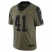 New Orleans Saints Alvin Kamara Men's Nike Olive 2021 Salute To Service Limited Player Jersey