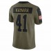 New Orleans Saints Alvin Kamara Men's Nike Olive 2021 Salute To Service Limited Player Jersey