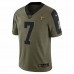 New Orleans Saints Taysom Hill Men's Nike Olive 2021 Salute To Service Limited Player Jersey