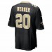 New Orleans Saints Pete Werner Men's Nike Black Game Jersey