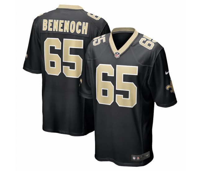 New Orleans Saints Caleb Benenoch Men's Nike Black Game Player Jersey