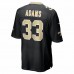 New Orleans Saints Josh Adams Men's Nike Black Game Jersey