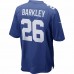 New York Giants Saquon Barkley Men's Nike Royal Game Player Jersey