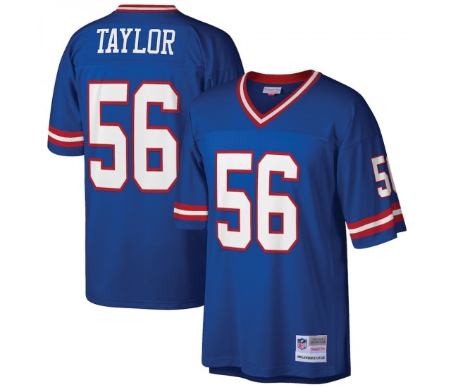 New York Giants Lawrence Taylor Men's Mitchell & Ness Royal Big & Tall 1986 Retired Player Replica Jersey