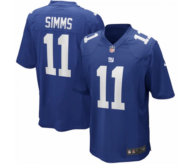 New York Giants Phil Simms Men's Nike Royal Game Retired Player Jersey