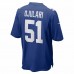 New York Giants Azeez Ojulari Men's Nike Royal Game Jersey